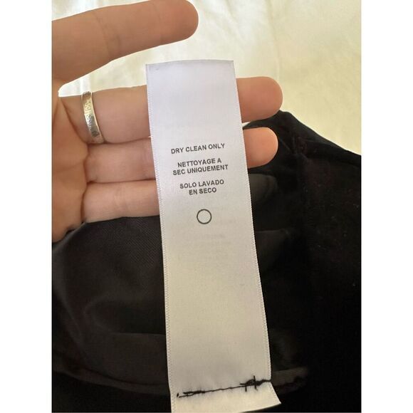 NWT Frame Sheen Noir Mini Boot Velvet Trousers Size 2 - Picture 13 of 13